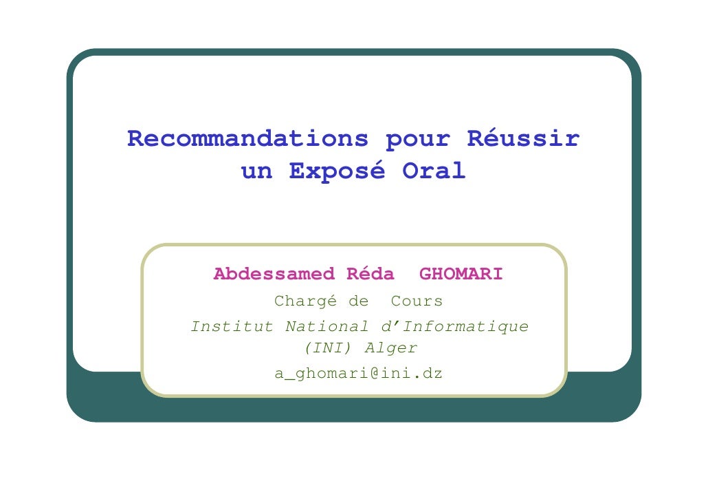Comment Bien Reussir Une Dissertation