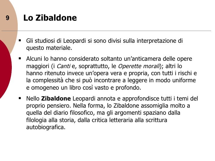Giacomo leopardi