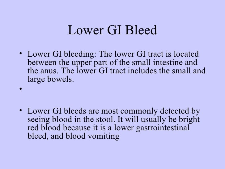 GI Bleeding