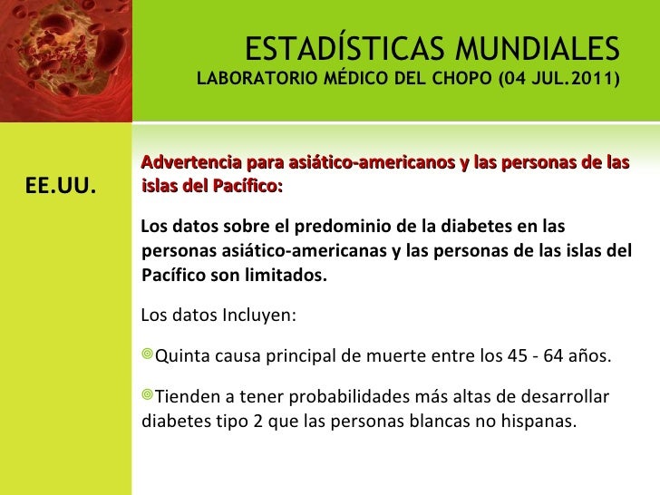 Glicemia elevada y diabetes Glicemia elevada y diabetes