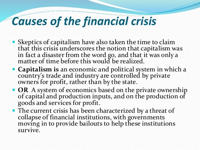 research paper on financial crisis