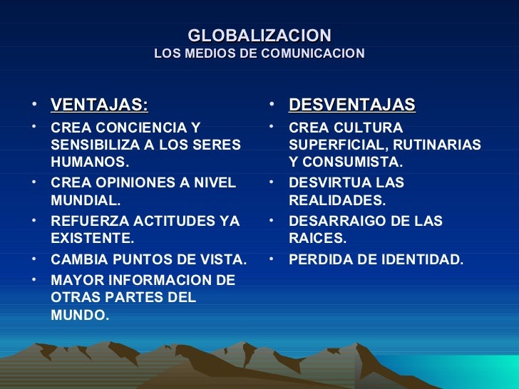 Globalizacion Y Comunicacion
