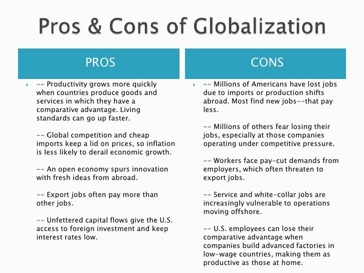 Globalization | Advantages and Disadvantages of Globalization