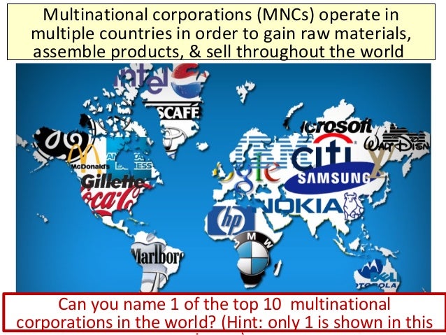 Write an essay on multinational corporate culture