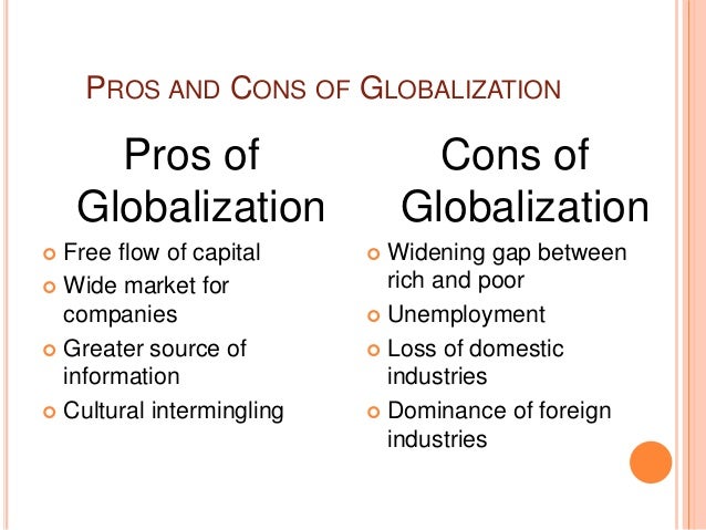 impacts of globalization on the workplace