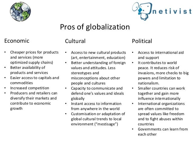 Economic globalization pros and cons essay