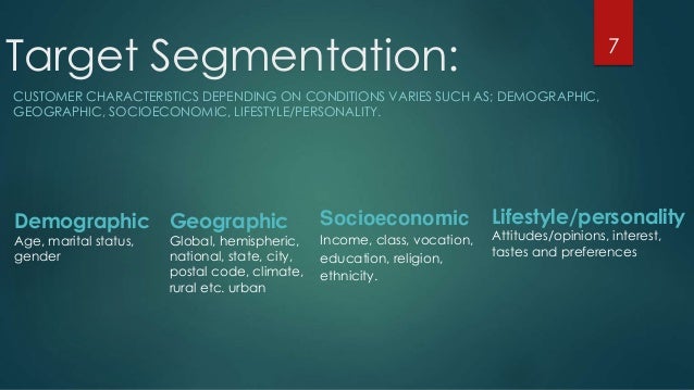 marketing segmentation