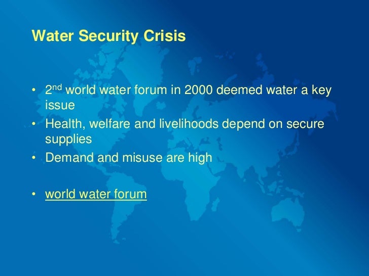 an essay on the global water crisis an essay on the global water crisis