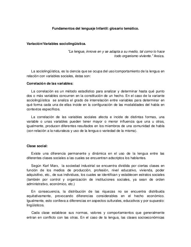 GLOSARIO LENGUAJE glosario lenguaje: