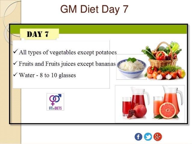 GM Diet Plan-Fastest Vegetarian Diet to Lose Weight in 7 Days