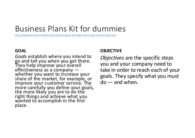 How to determine the goals and objectives of your business 
