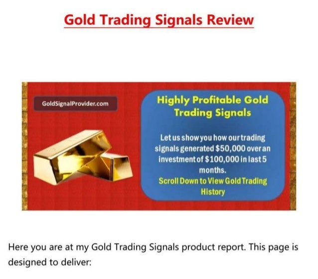 Forex gold trading signals free