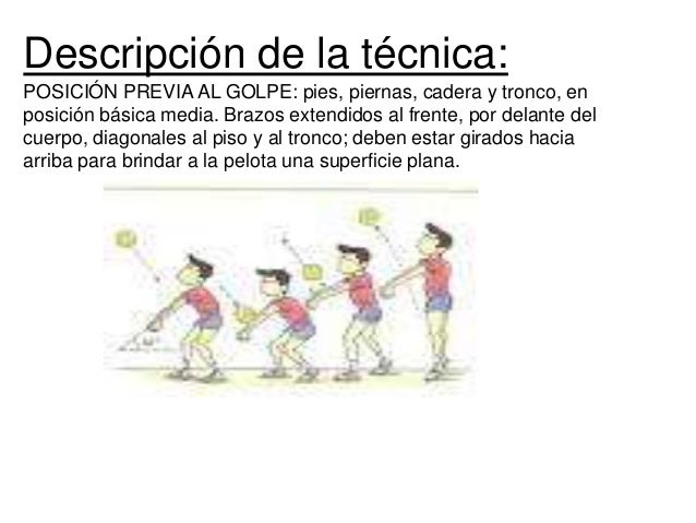 Golpe de abajo voleibol
