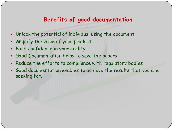 Good documentation practice