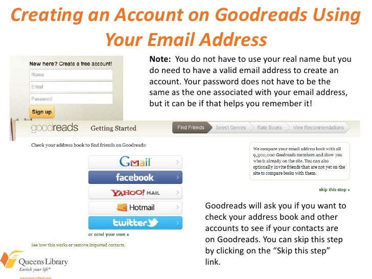 Goodreads Tutorial