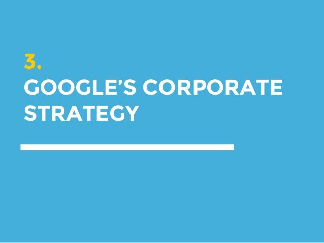 Google corporate diversification strategy