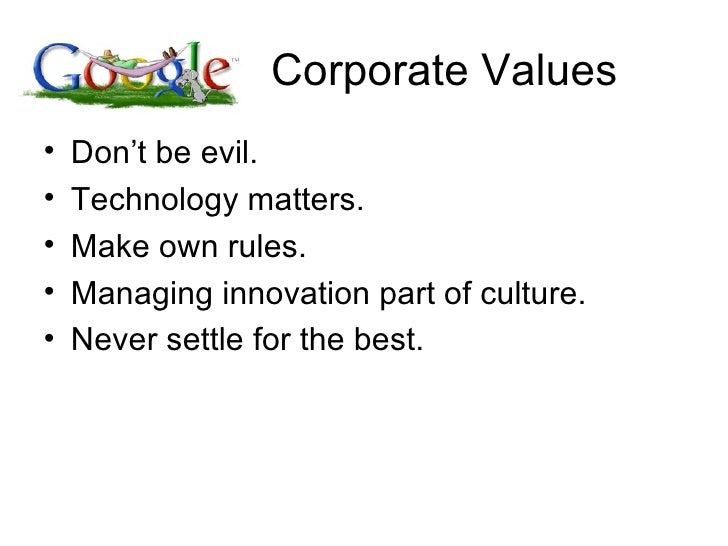 corporate culture at googlecom a case study corporate culture at googlecom a case study
