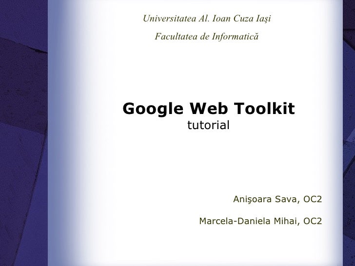 Tutorial Google Web Toolkit | google web toolkit tutorial Tutorial Google Web Toolkit | google web toolkit tutorial