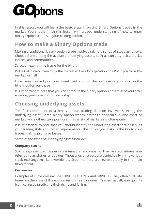 Top 10 binary option platforms