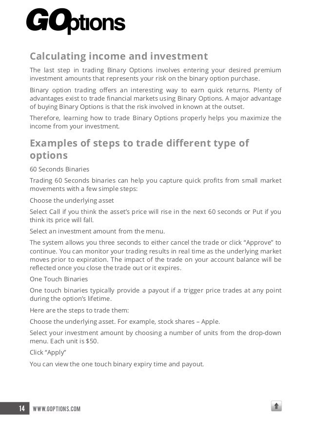 Is it legal to trade binary options
