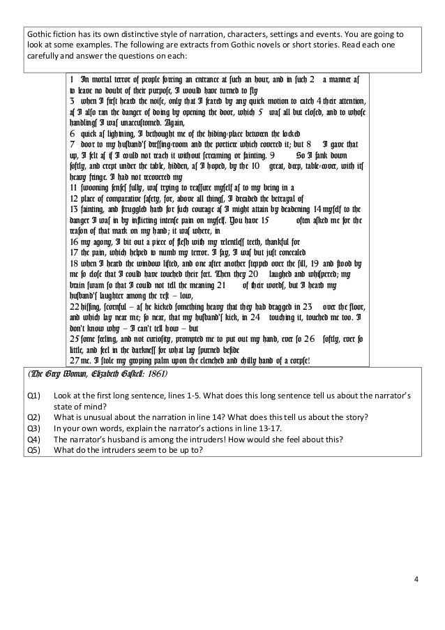 Gothic essay
