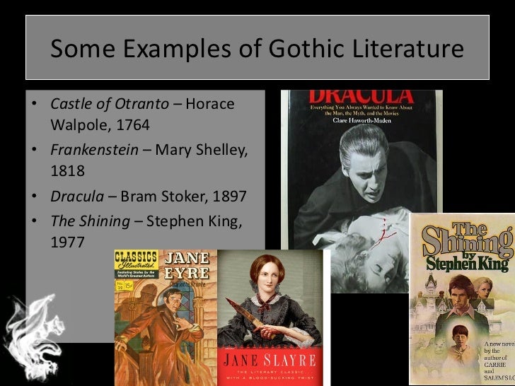 Examples Of Gothic Literature Essays