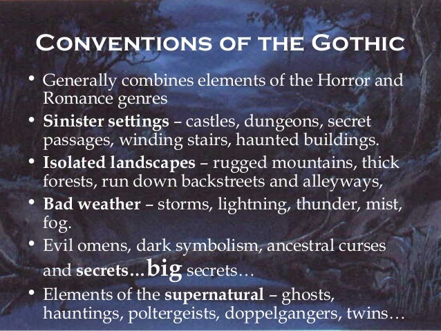 gothic literature examples gothic literature examples
