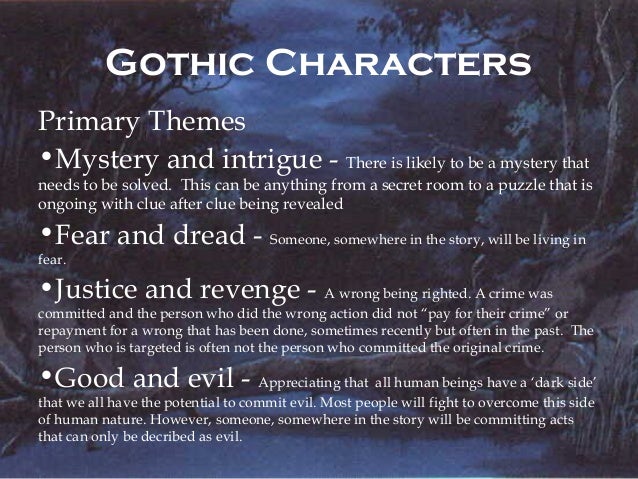 my introduction to gothic literature quick write