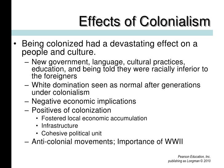 Impact Of Colonialist Values On Perceptions Of