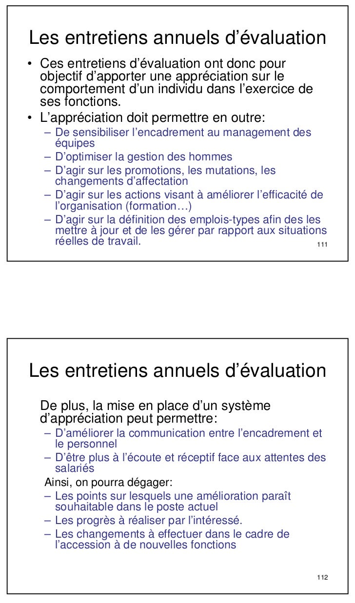 Différence entre l'entretien professionnel /entretien annuel indiv  question 