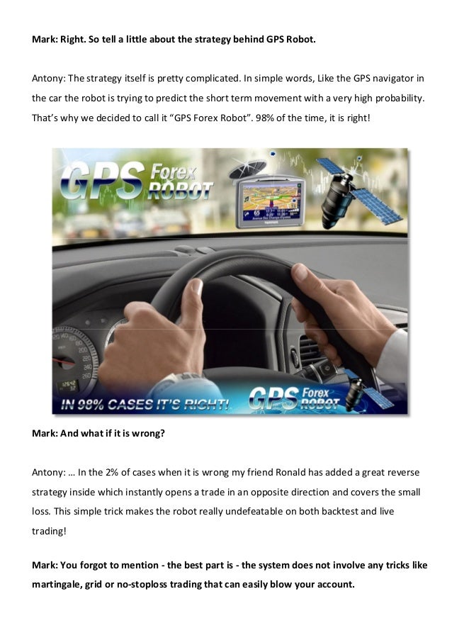 Gps forex robot fx choice