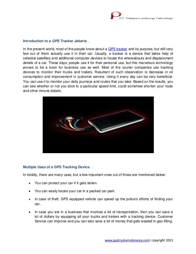 Www Gpstrackerindonesia Com Copyright Introduction To A Gps Tracker Jakarta Www Gpstrackerindonesia Com Copyright Introduction To A Gps Tracker Jakarta