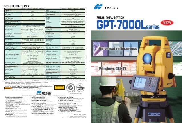 jual total station topcon gpt 7000 l jual total station topcon gpt 7000 l