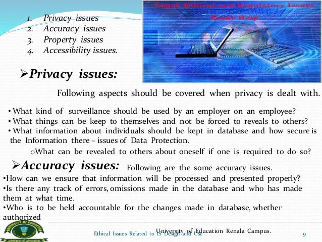 potential legal ethical and information security concerns related to the development of the kudler f Rules of right and wrong behavior ethical issues confront individuals who must choose a course of action, often in a situation in which two or more ethical principles are in conflict this paper argues that we must reconsider our approach to information security from the ground up if we are to deal effectively with the problem of information risk. potential legal ethical and information security concerns related to the development of the kudler f Rules of right and wrong behavior ethical issues confront individuals who must choose a course of action, often in a situation in which two or more ethical principles are in conflict this paper argues that we must reconsider our approach to information security from the ground up if we are to deal effectively with the problem of information risk.