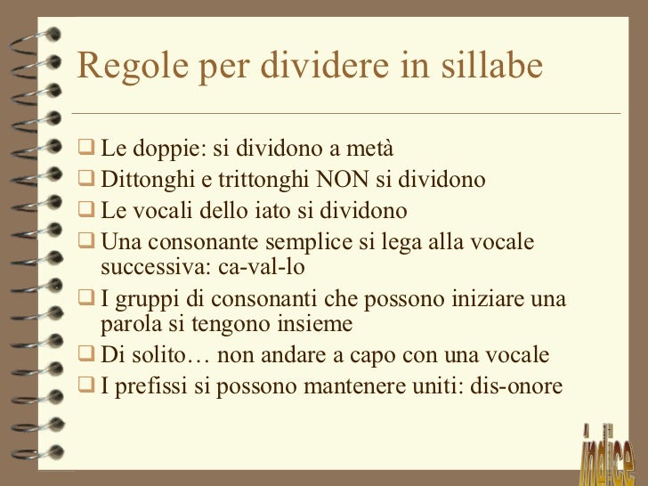 Divisione In Sillabe In Latino