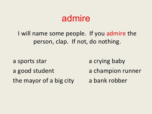 Who do you admire essay