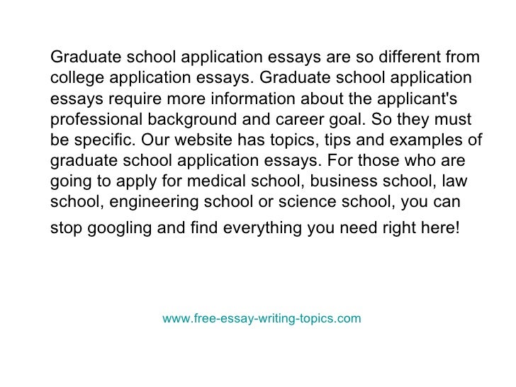 graduation essay ideas