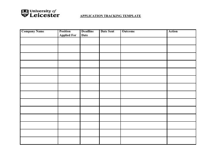 keep track of job applications