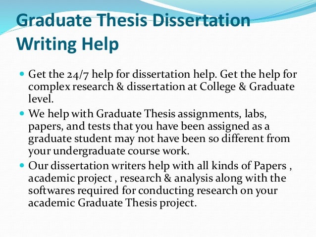 Original dissertation writing