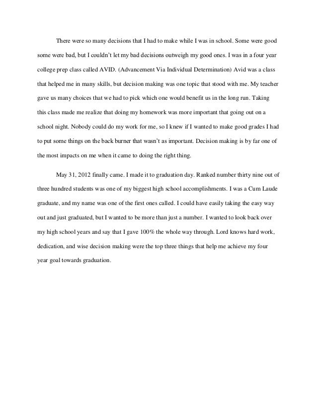 essay on life of a school student
