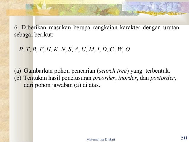 Graf pohon (bagian ke 6)