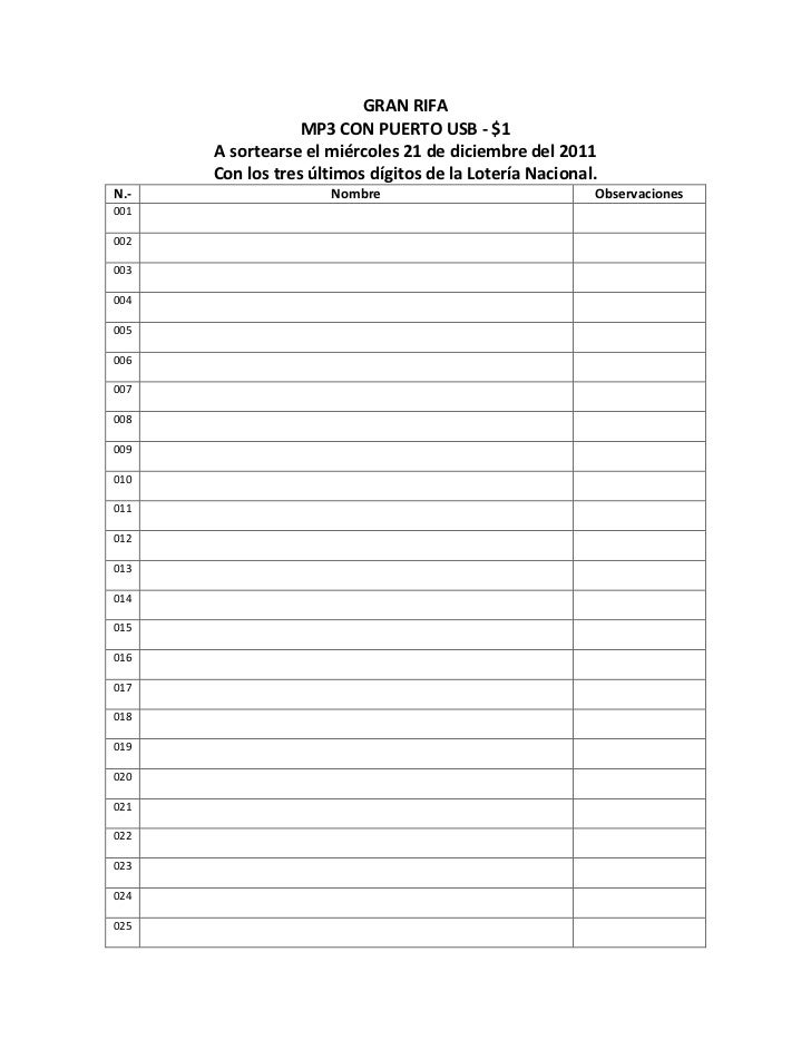 formato boletos