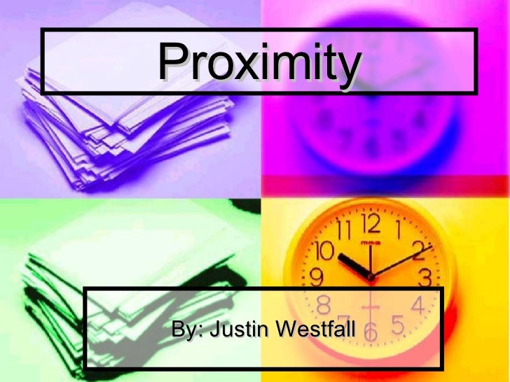 Proximity Principles Of Graphic Design