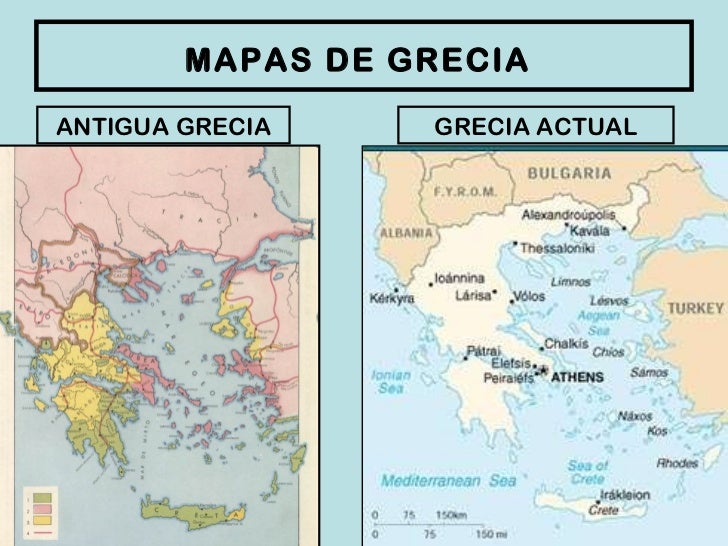 Mapa de grecia actual - Imagui