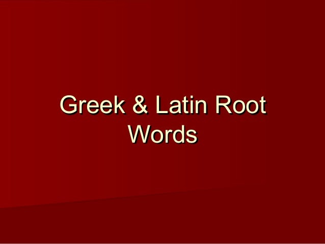 thesis greek root word thesis greek root word