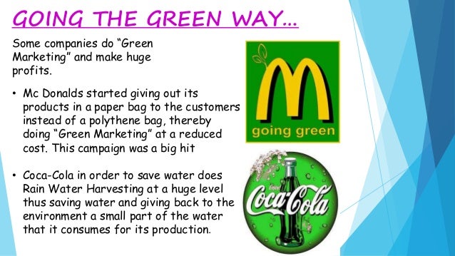 Going Green Essay