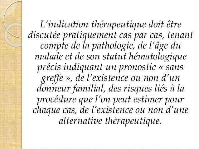 Leucemie Myeloide Chronique Pronostic