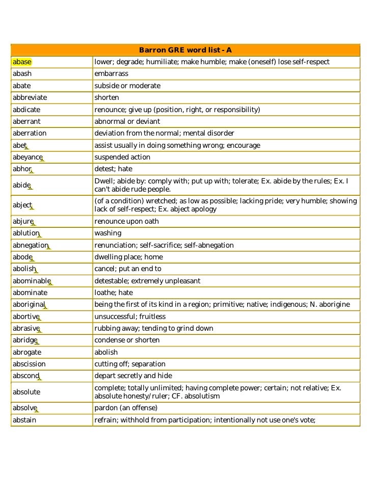 word meaning