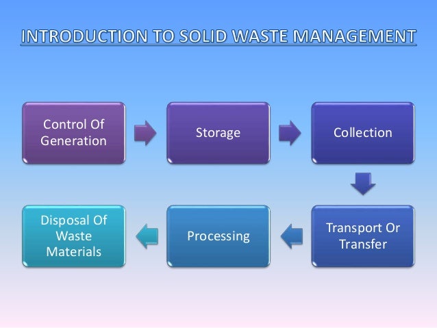 solid waste management thesis proposal solid waste management thesis proposal
