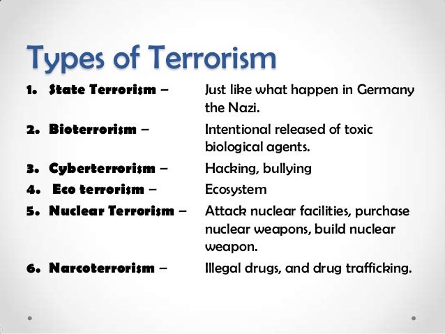 Help me with a terrorism powerpoint presentation 2 days single spaced A4 (British/European) 28600 words